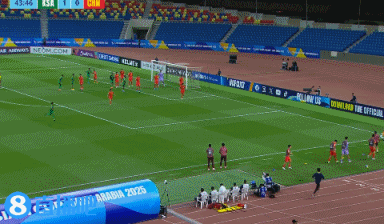 门将滑倒送礼+后防漏人 国少1-2沙特遭遇亚少赛开门黑