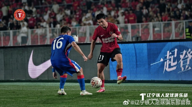 辽宁铁人楠波湾3-1上海申花 热菲尼奥双响邦本宜裕点射建功