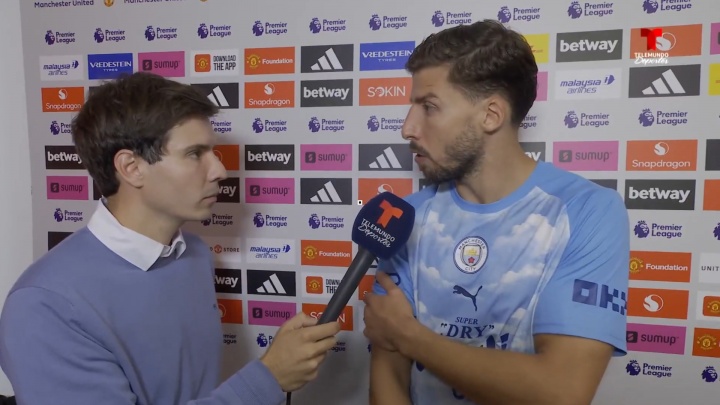 迪亚斯：还没看回放，但福登和B费做了同样的事，却只有福登挨罚