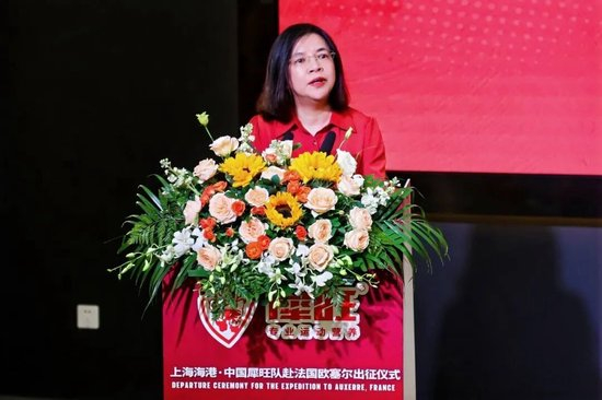 上海海港U17出征法国欧塞尔 武磊送上留洋寄语